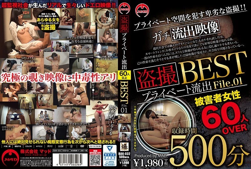 BAK-032 偷拍视频，500分钟的私人片段，最佳版本 File.01